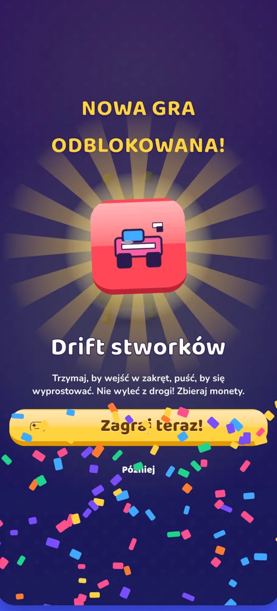 Dziewięć minigier do odblokowania